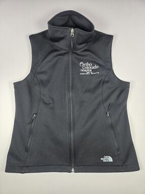 The North Face Women's Black Softshell Vest with Ortho Colorado Logo